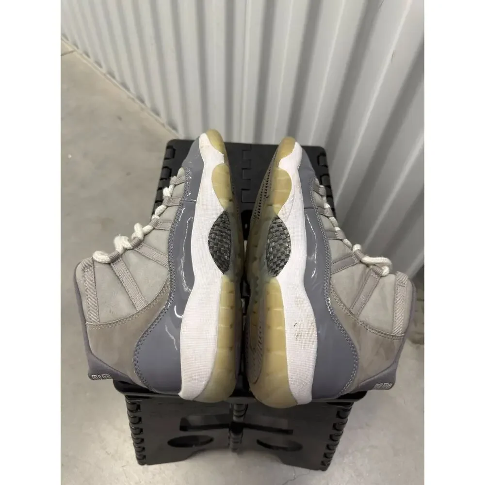 Nike Air Jordan 11 Cool Grey Medium White 2021 Size 6y GS - 378038-005